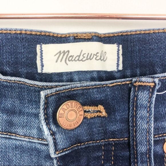 MADEWELL | 10” High-Rise Skinny Jeans Dark Wash Denim Women’s Size 26 (2) - Picture 4 of 9